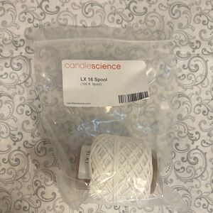 CandleScience LX 16 Spool White Wick Cord - PLEASE READ